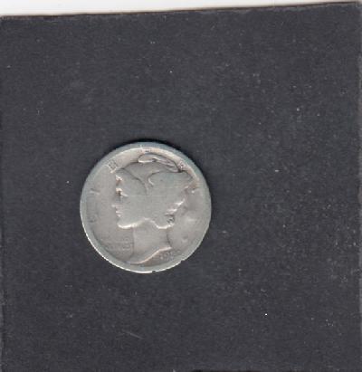 Beschrijving: 1 Dime MERCURY